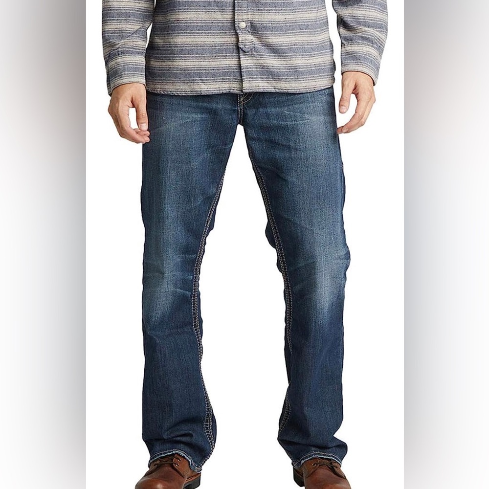 Silver Jeans Co. Men's Gordie Relaxed Fit Straight Leg Jeans